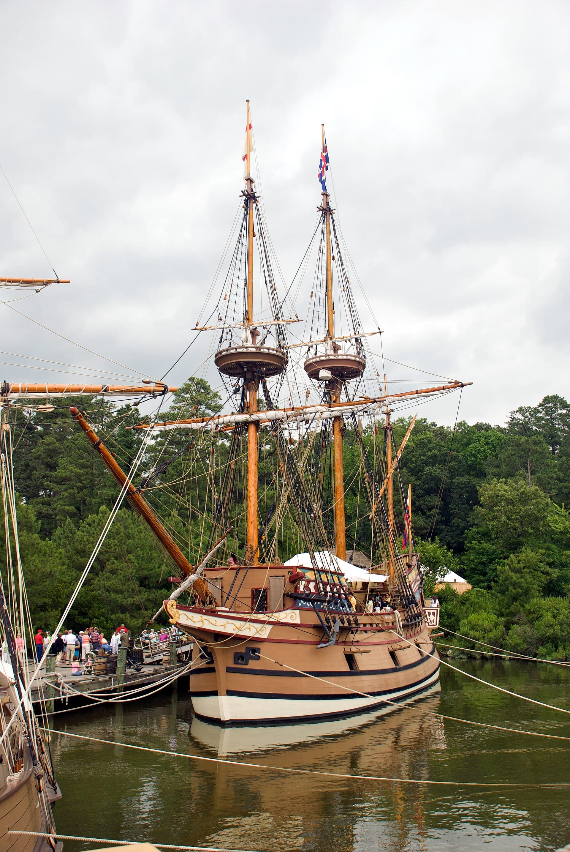 Susan Constant replica ship at Jamestown Settlement in Virginia