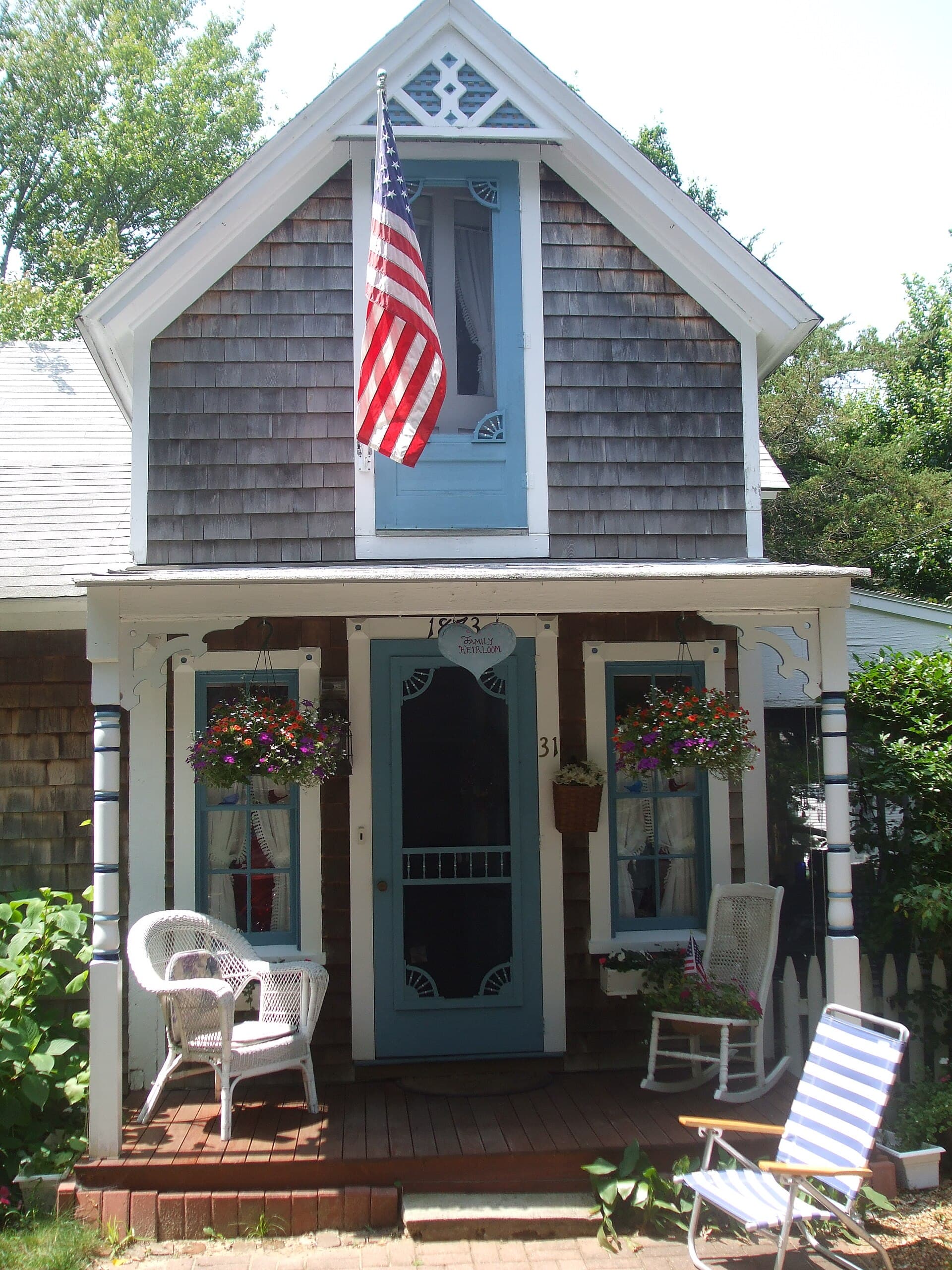 Victorian gingerbread cottage in Oak Bluffs