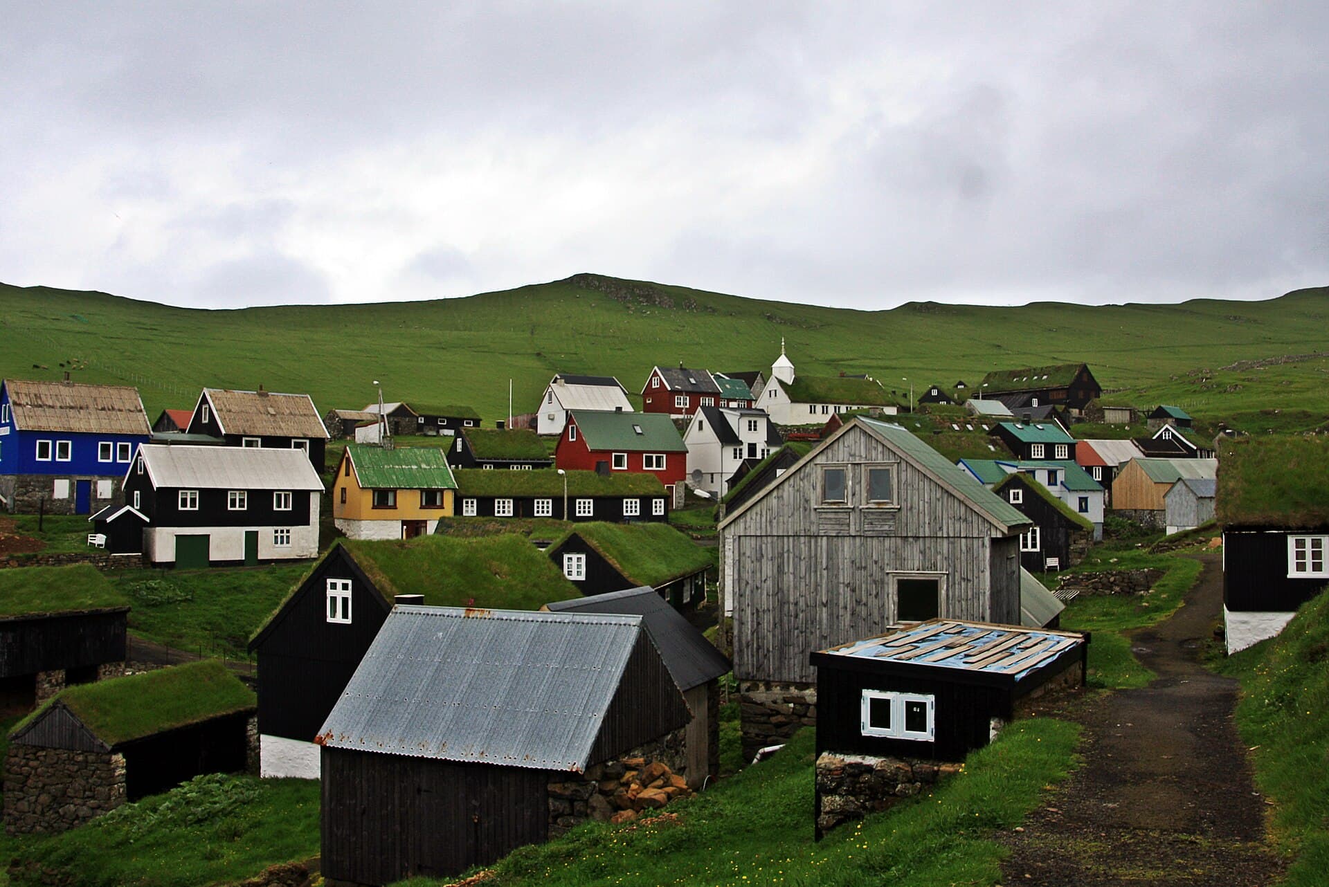 Mykines village