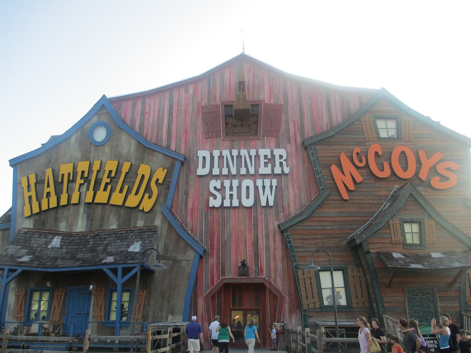 Colorful Hatfield & McCoy Dinner Show theater in Pigeon Forge