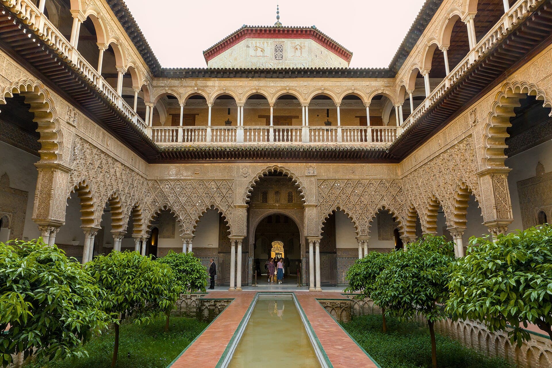 Patio de las Doncellas courtyard in the Real Alcázar of Seville